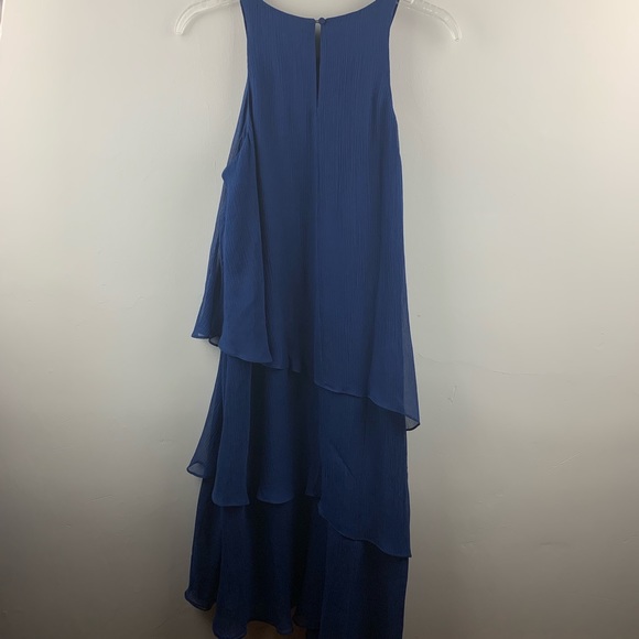 BCBGMaxAzria | "Ink" Colored Sleeveless Silk Dress - Picture 2 of 6